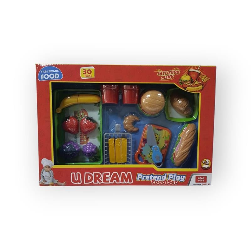 U DREAM 30 PARÇA FAST FOOD OYUN SETİ 