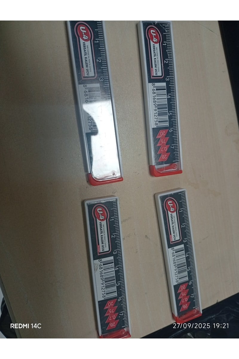 U4-609 Min 75mm 0,7 20'li Cetvelli 24 Tüplü Paket
