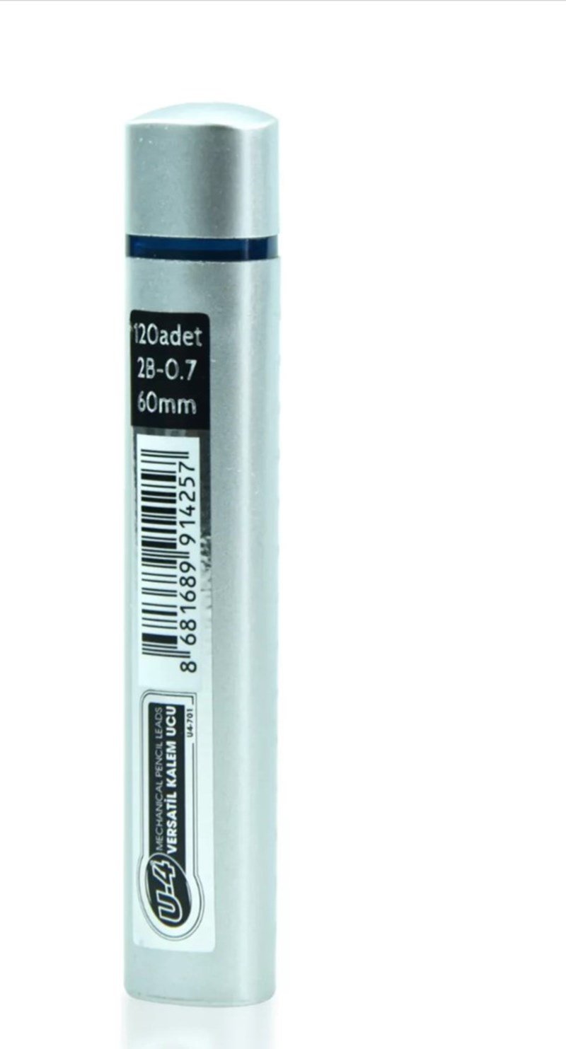 U4-701 0.7mm 60mm 120'li 12 Tüp Versatil kalem Ucu