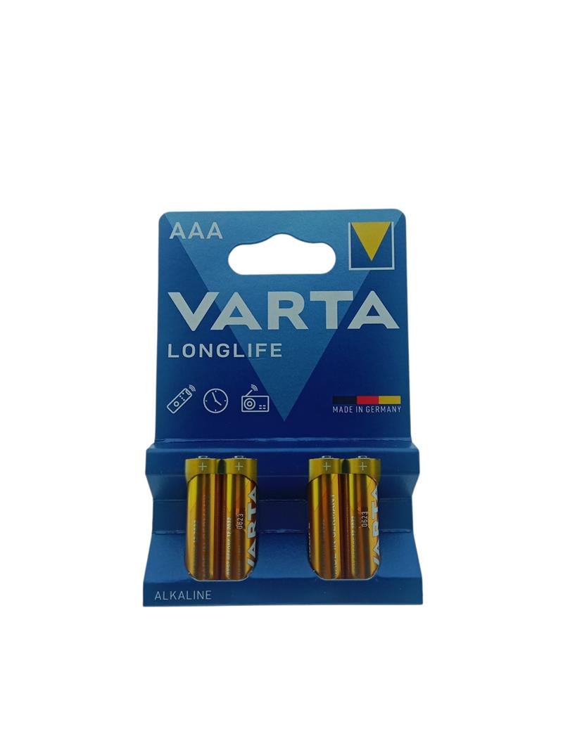 Varta Alkalin Pil 4'lü Blister İnce AAA