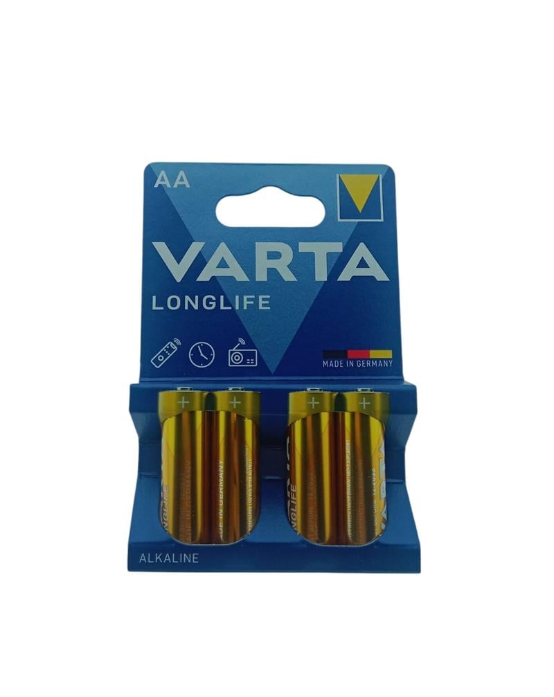 Varta Alkalin Pil 4'lü Blister Kalem AA