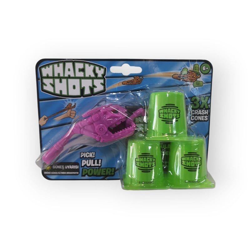 WHACKY SHOTS FIRLATMA OYUNU 3'LÜ KONİ SETİ 