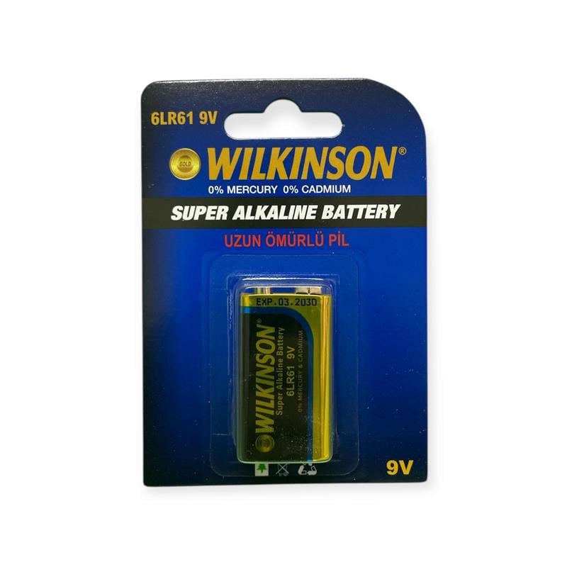 Wilkinson 9 Volt Alkalin Pil 6LR61
