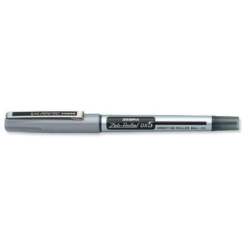 Zebra Dx-5 İğne Uçlu 0.5mm Siyah Roller Kalem 1 Adet