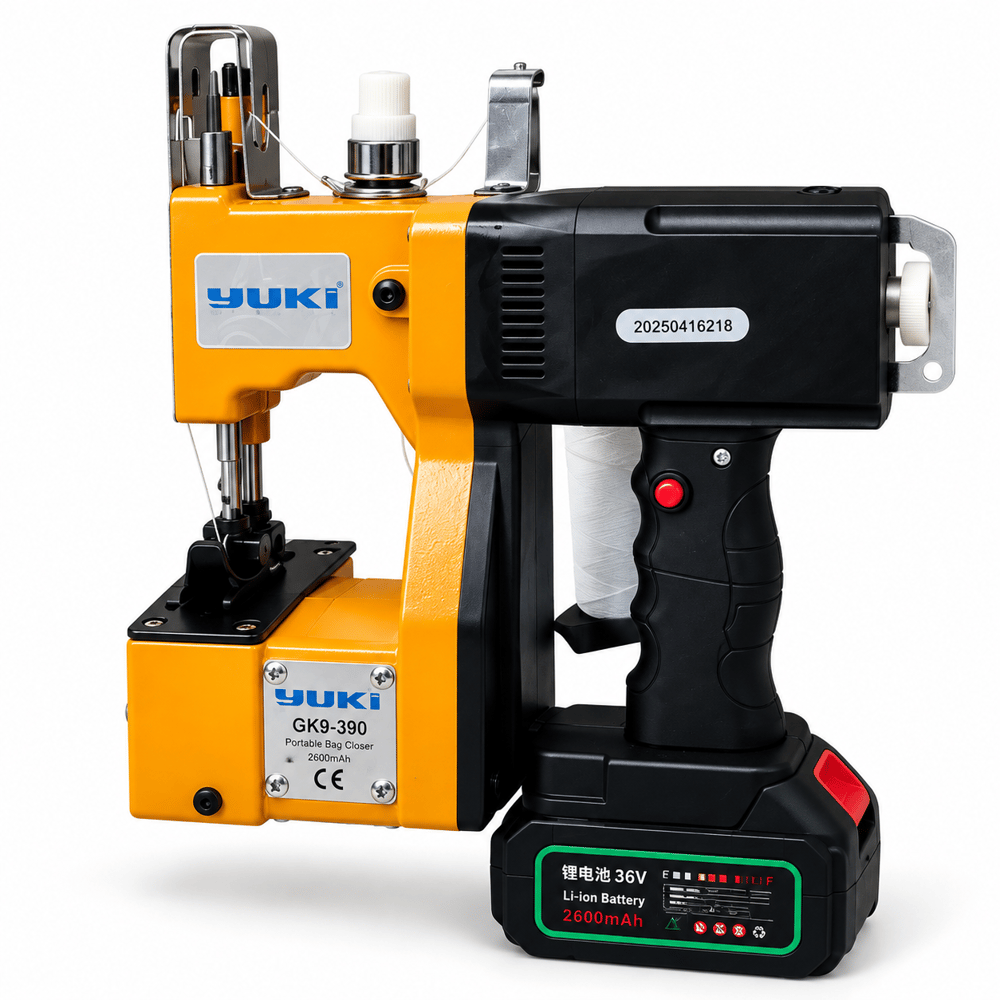 Yuki GK9-390 Şarjlı Çuval Ağzı Dikiş Makinesi 2600 mAh