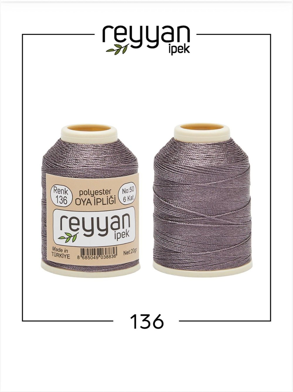 136 Reyyan İpek Polyester İp