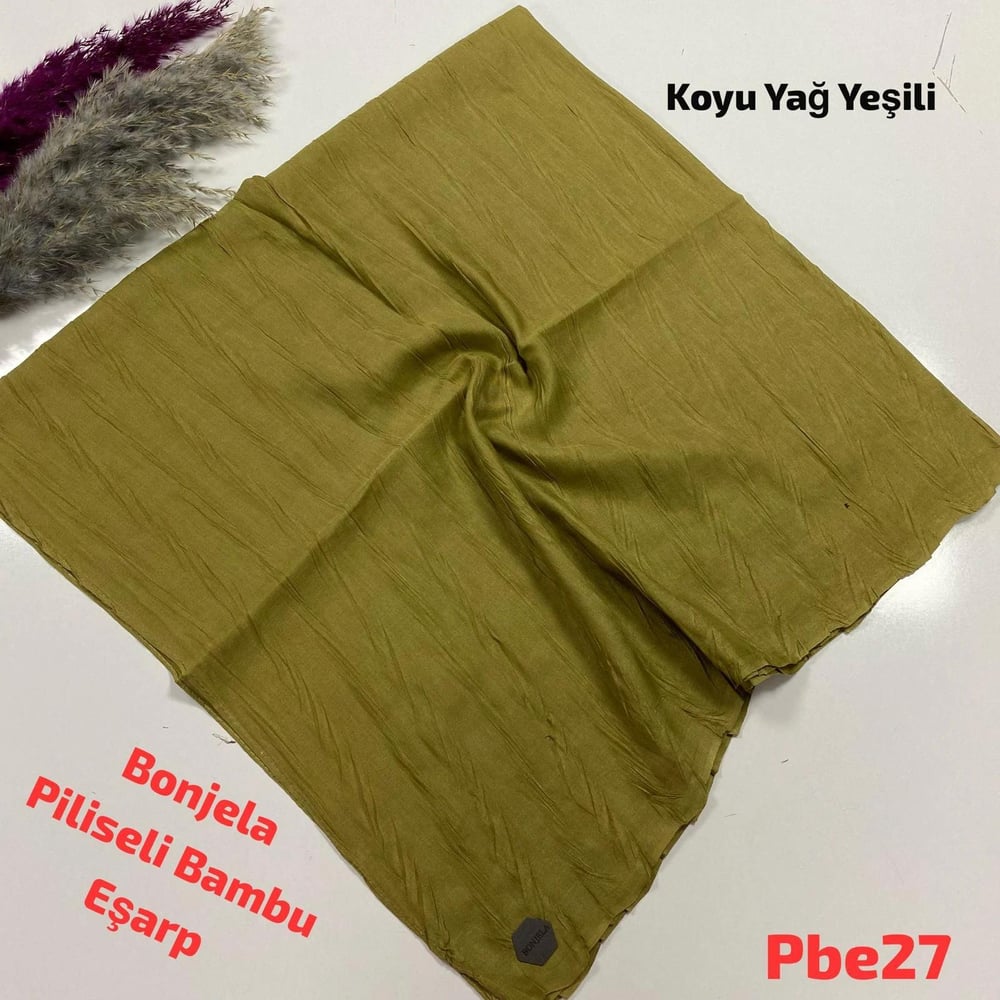 O-27 Bonjela Piliseli Bambu Eşarp