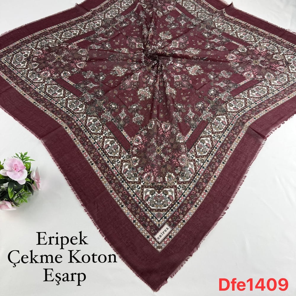 Eripek Çekme Koton Eşarp