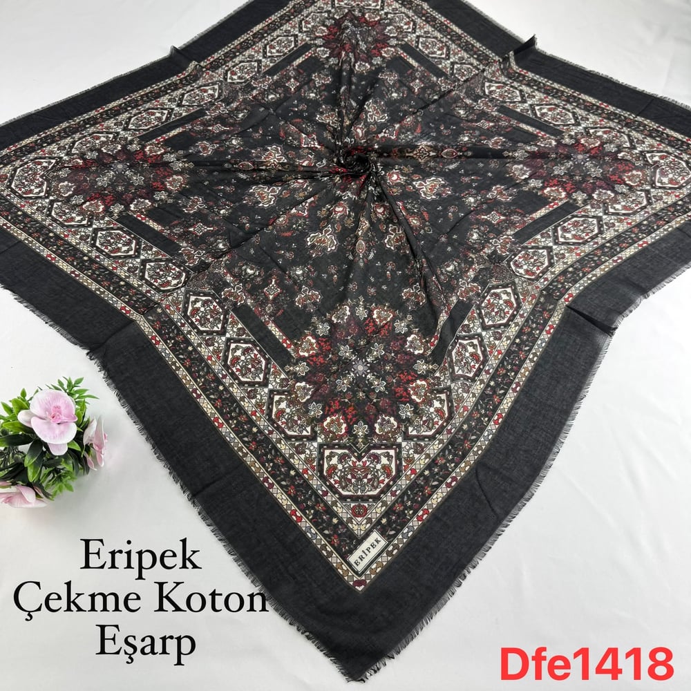 Eripek Çekme Koton Eşarp