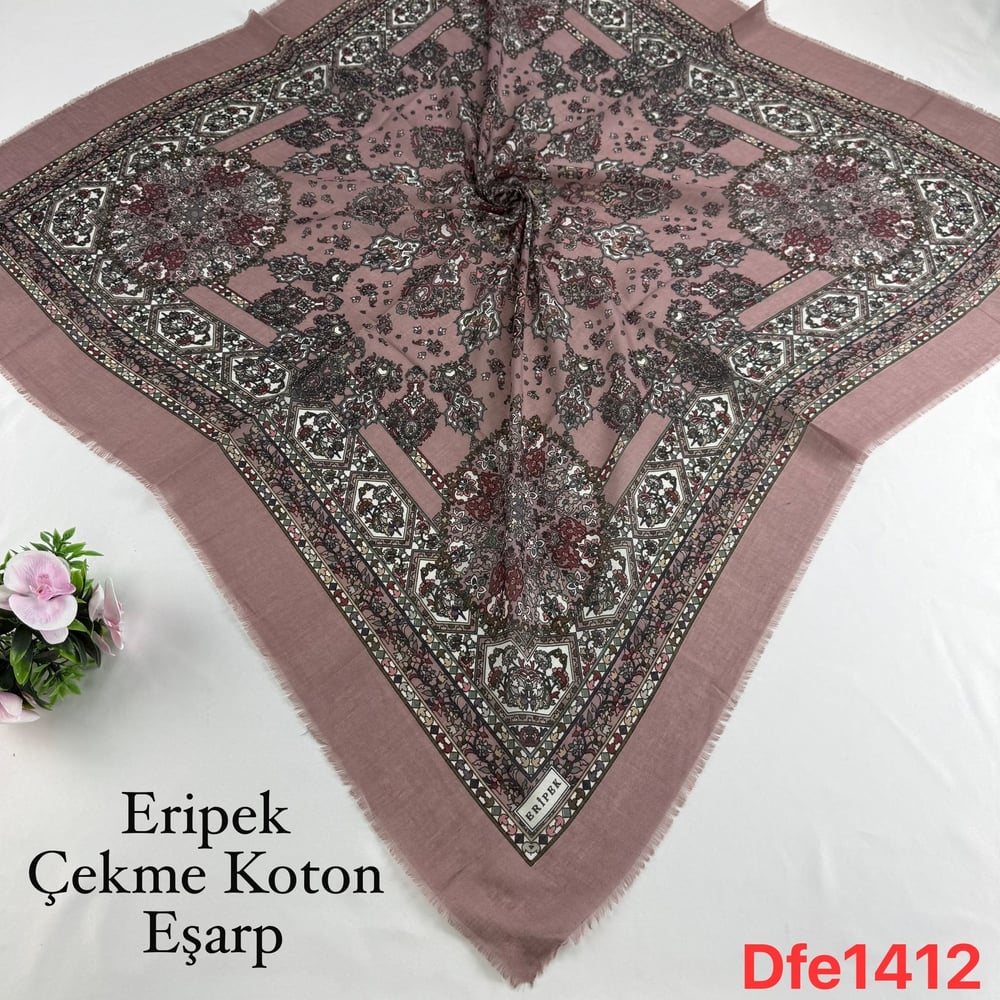 Eripek Çekme Koton Eşarp