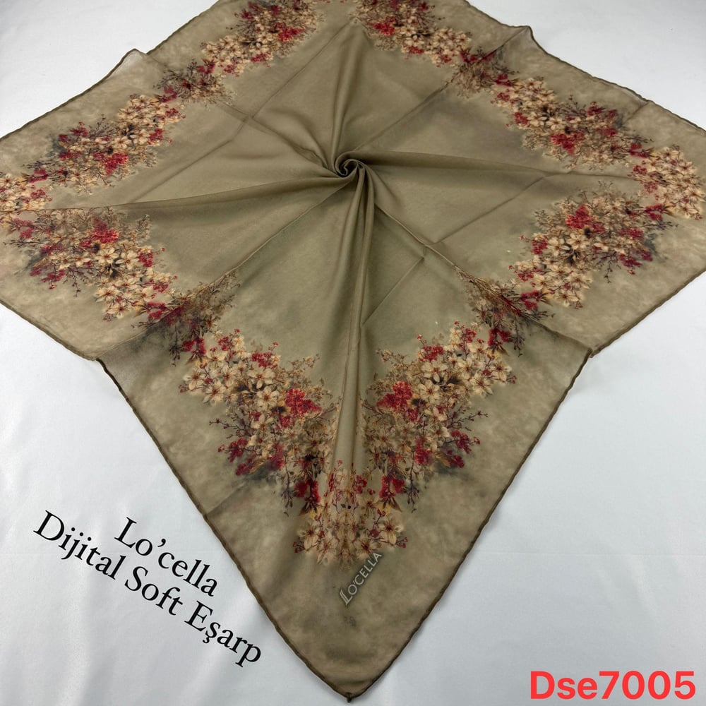 K-1074 Locella El Dikişli Soft Eşarp