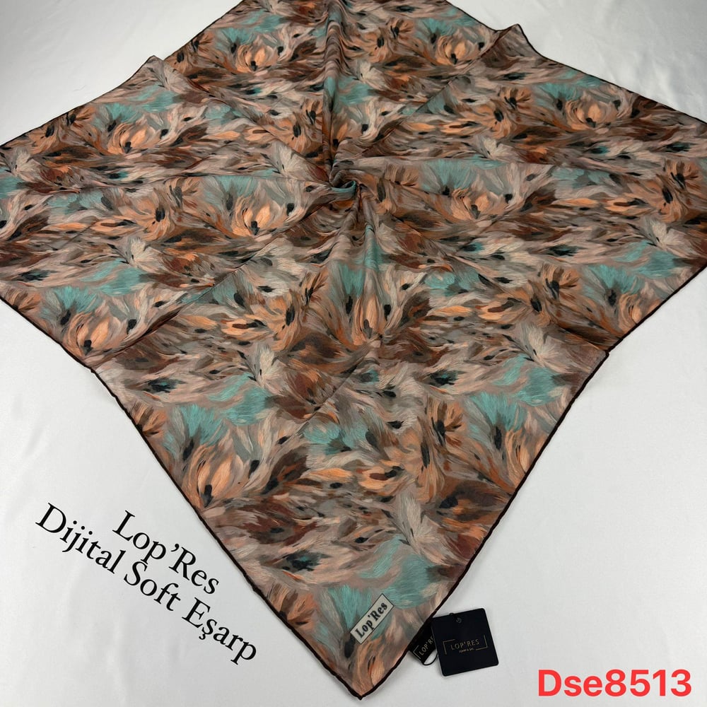 K-1140 Lopres El Dikişli Soft Eşarp