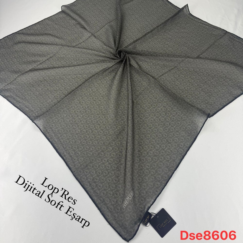 K-1145 Lopres El Dikişli Soft Eşarp