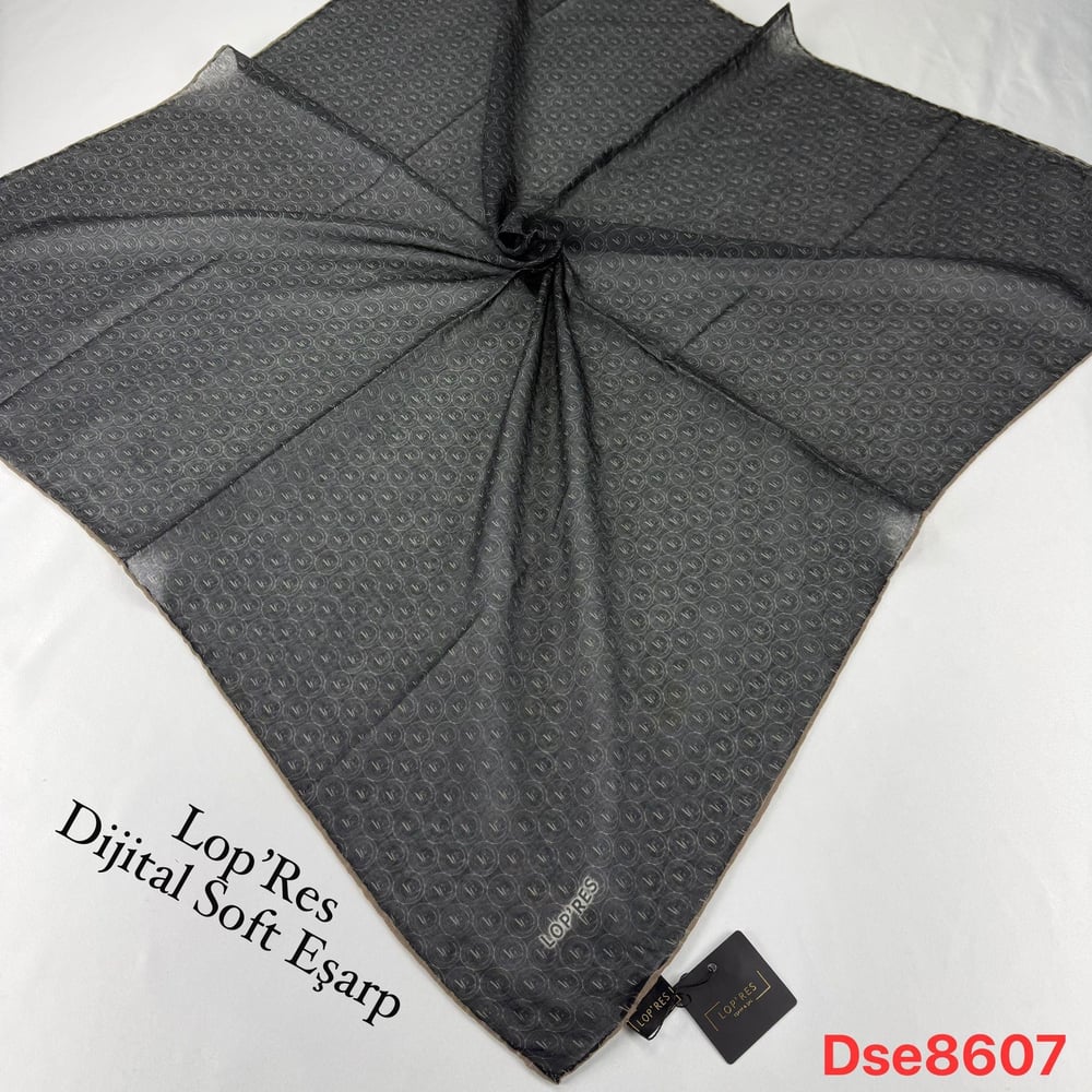 K-1146 Lopres El Dikişli Soft Eşarp