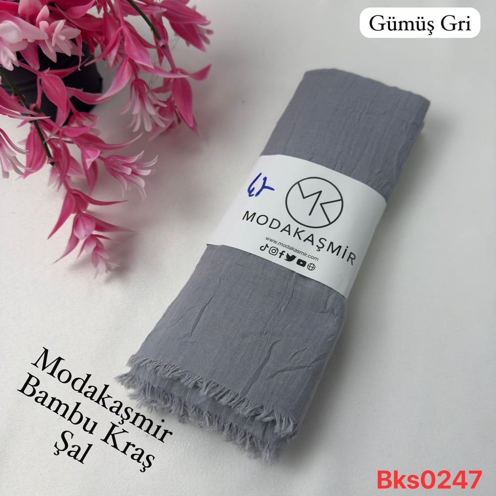 L-101 Modakaşmir Bambu Kraş Şal