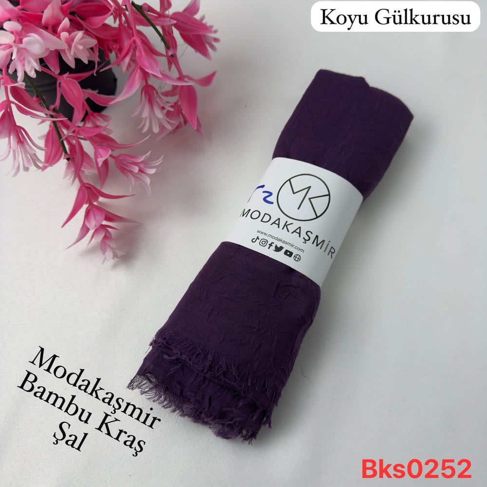L-106 Modakaşmir Bambu Kraş Şal