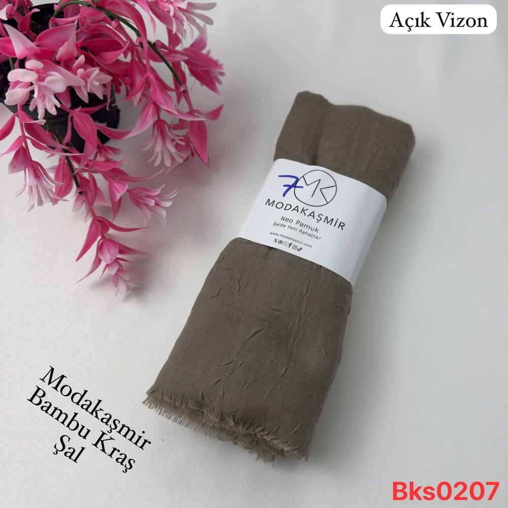 L-61 Modakaşmir Bambu Kraş Şal
