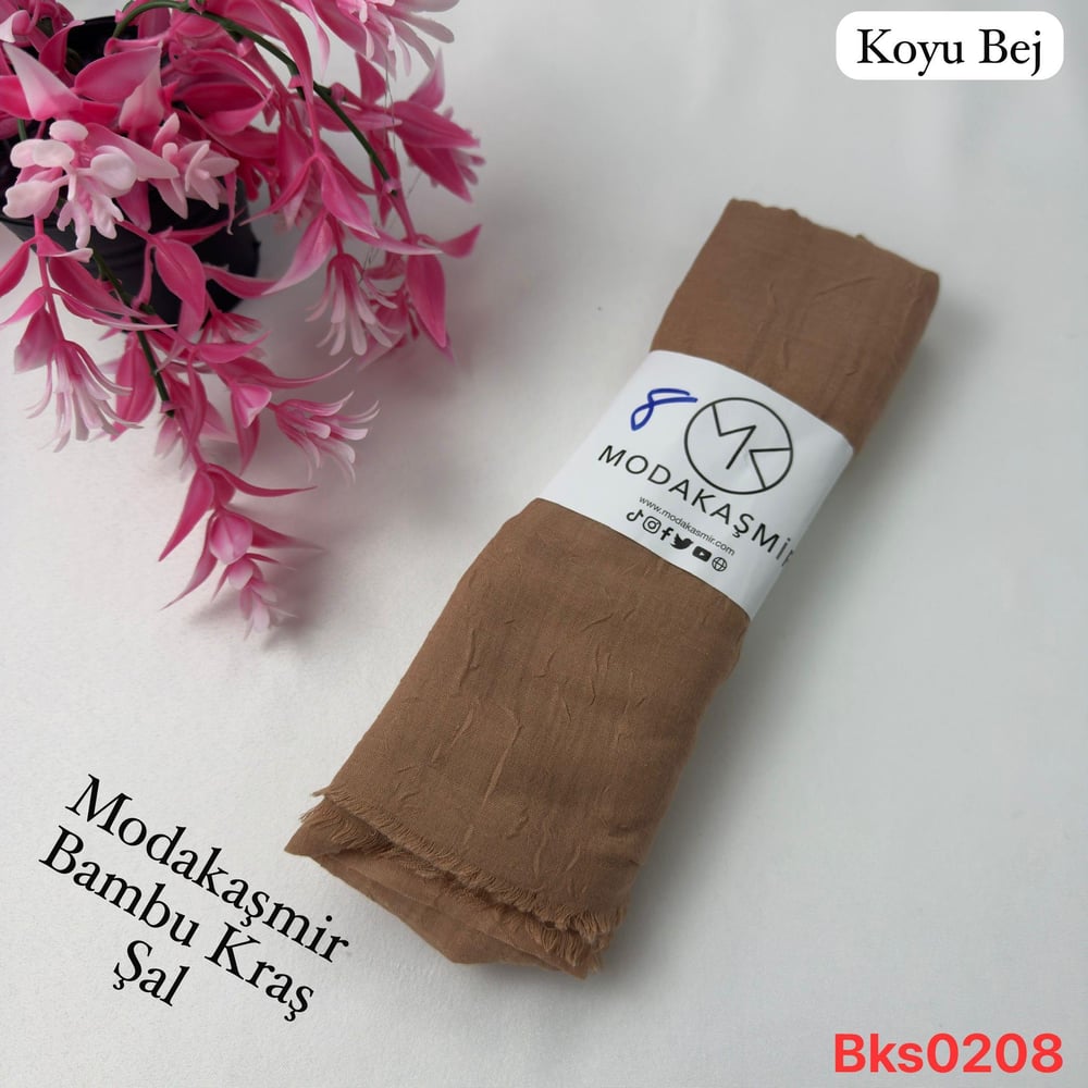 L-62 Modakaşmir Bambu Kraş Şal