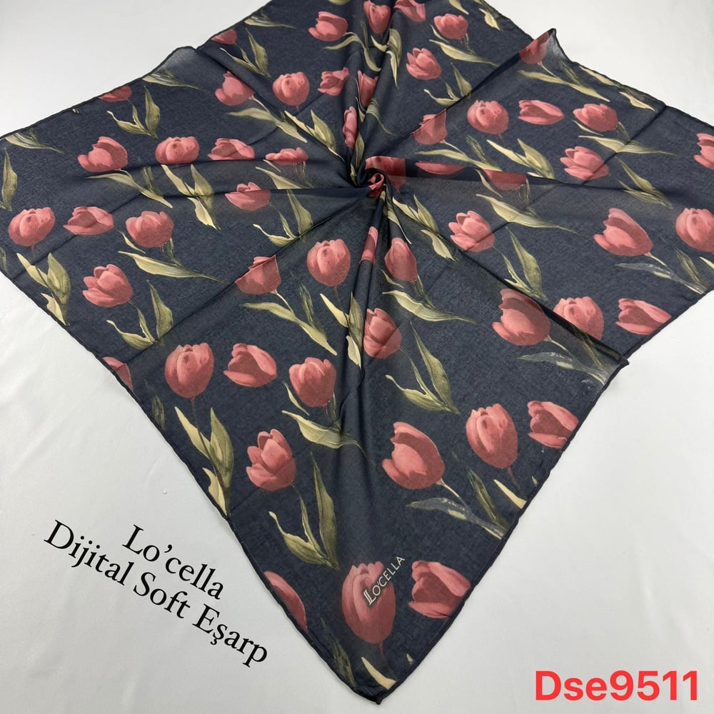 Lo'cella El Dikişli Soft Eşarp