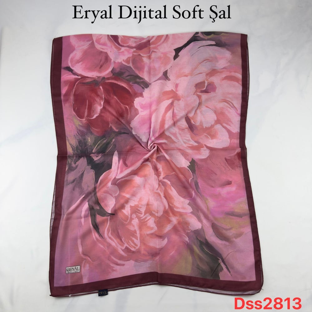 N-381 Eryal Dijital Soft Şal
