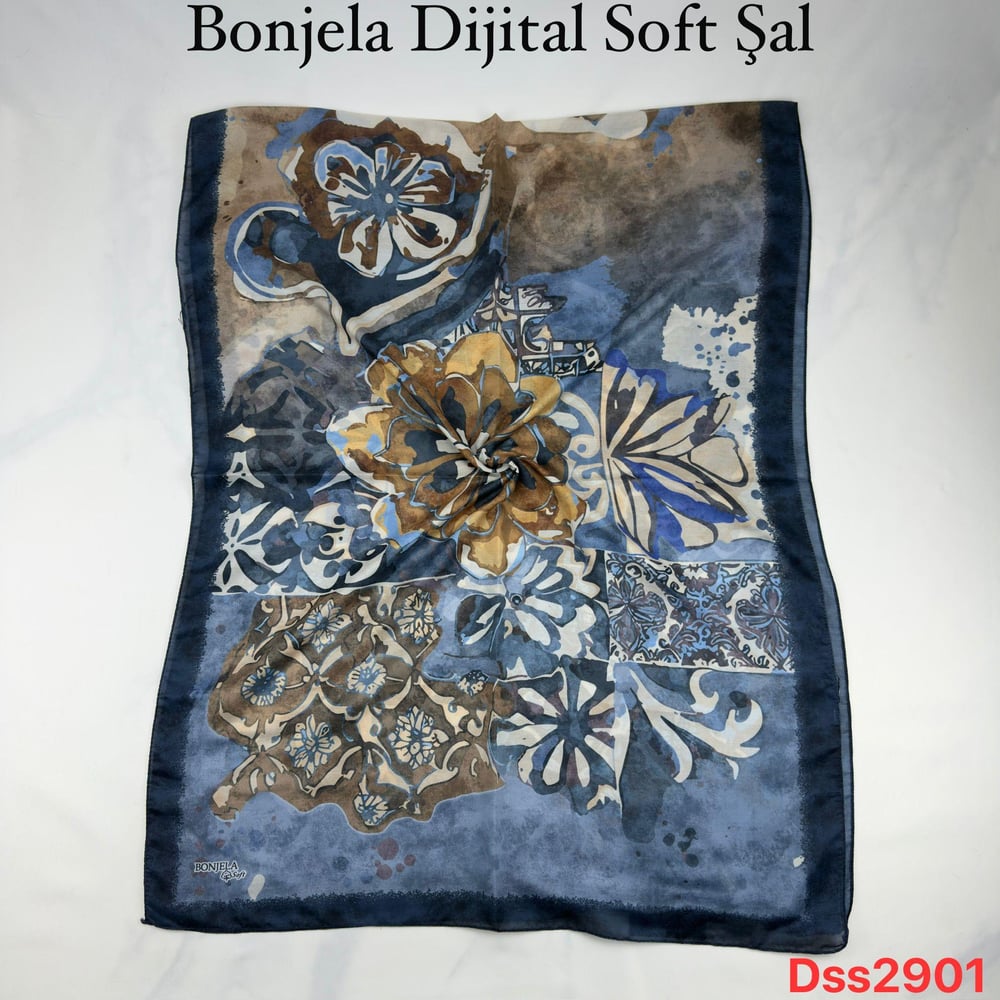 N-383 Bonjela Dijital Soft Şal