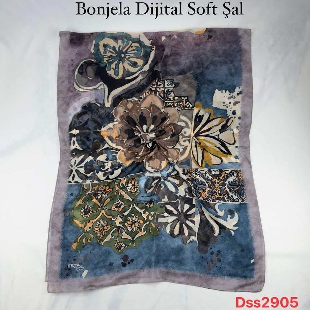 N-387 Bonjela Dijital Soft Şal