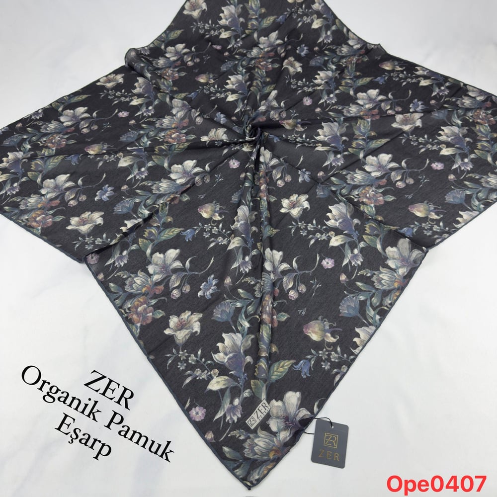Zer Organik Pamuk Eşarp