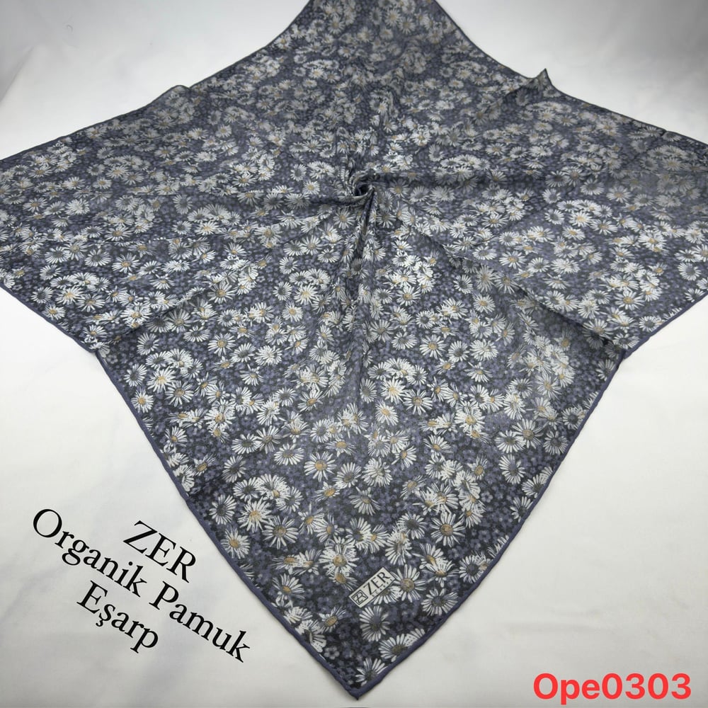 Zer Organik Pamuk Eşarp