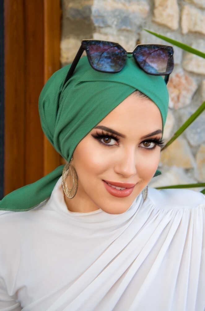 Bahar Yeşili Çapraz Bantlı Bone