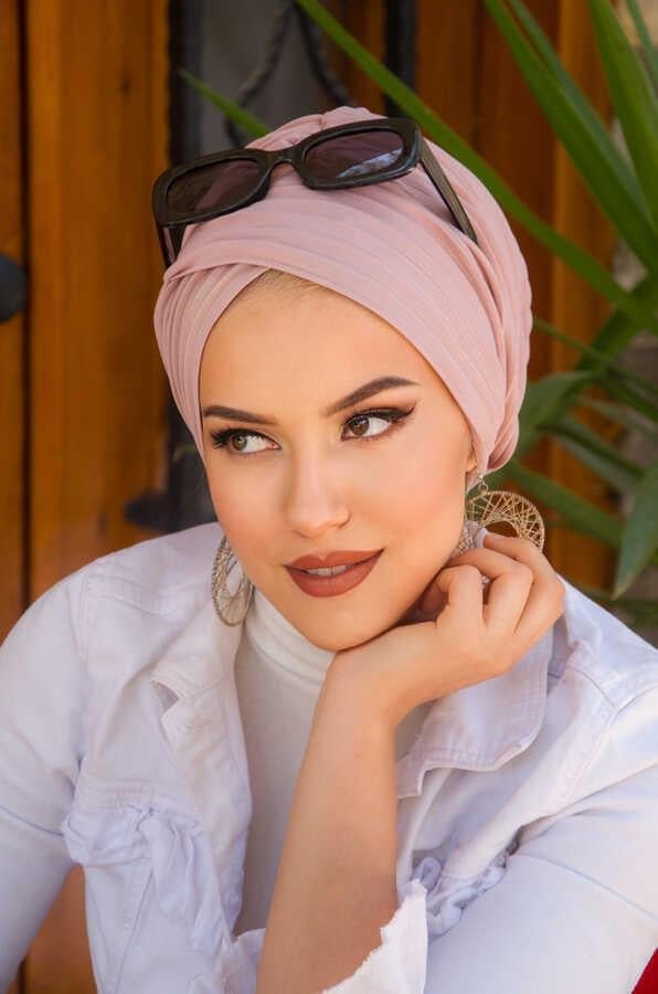 Pudra Piliseli Çapraz Bantlı Astarlı Bone