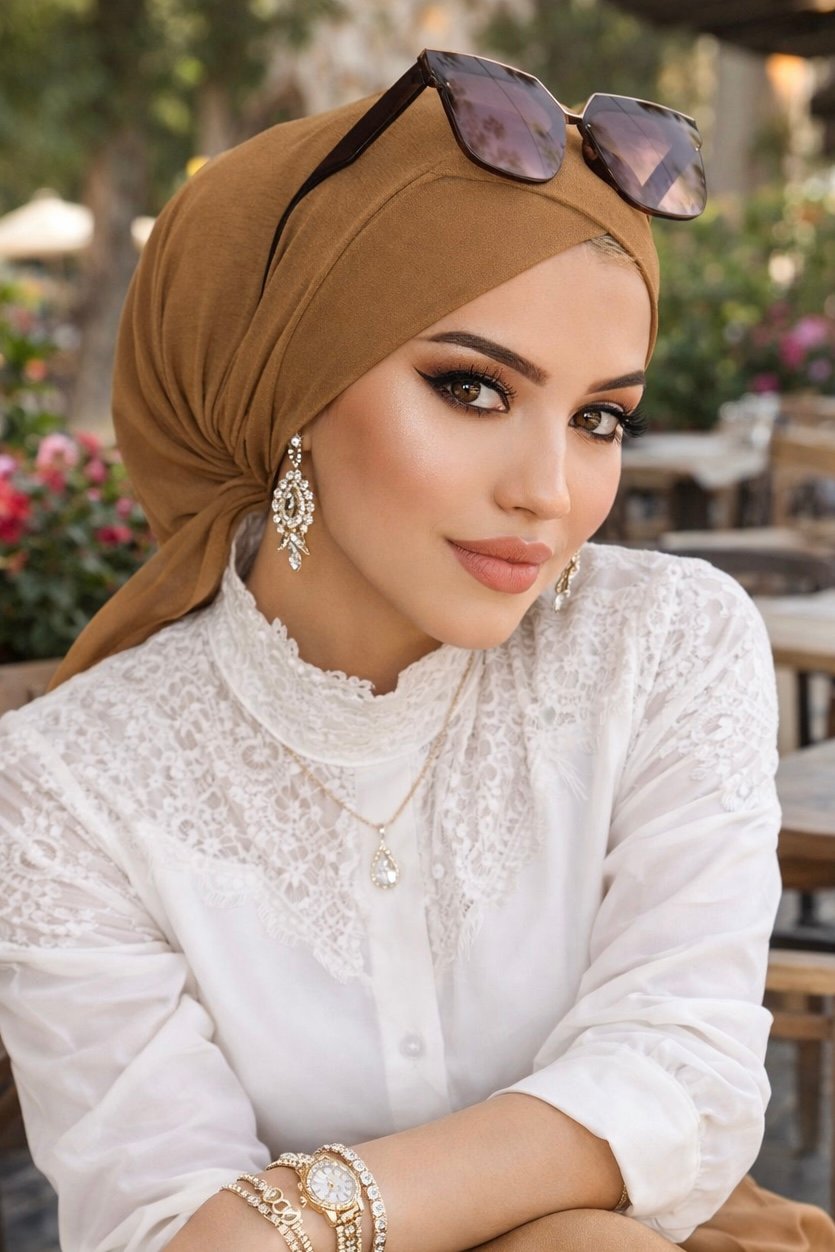 Camel Çapraz Bantlı Deniz - Havuz Bonesi