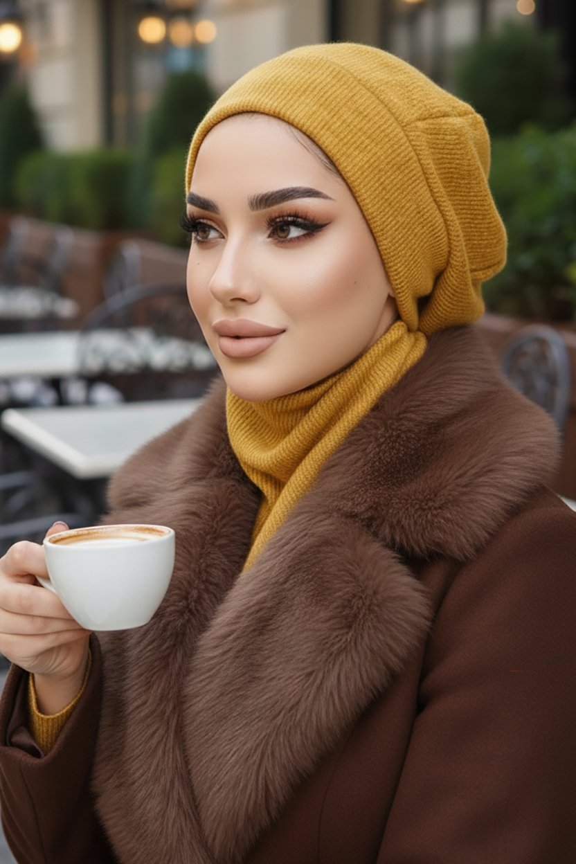 Hardal Tesettür Bere Ve Etol Takım