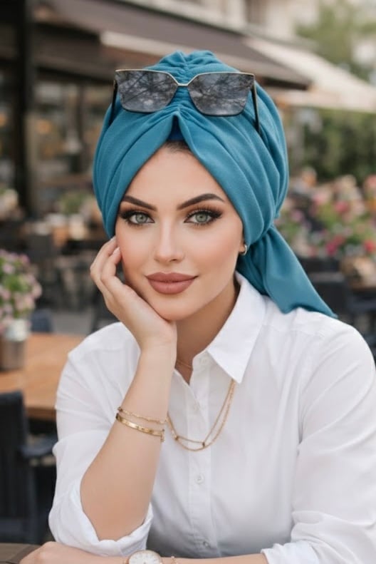 İndigo Tokalı Bone