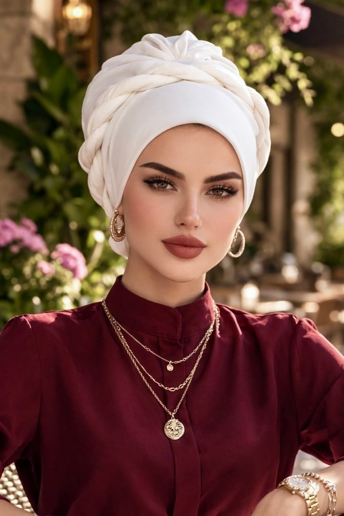 Kırık Beyaz Burgulu Bone