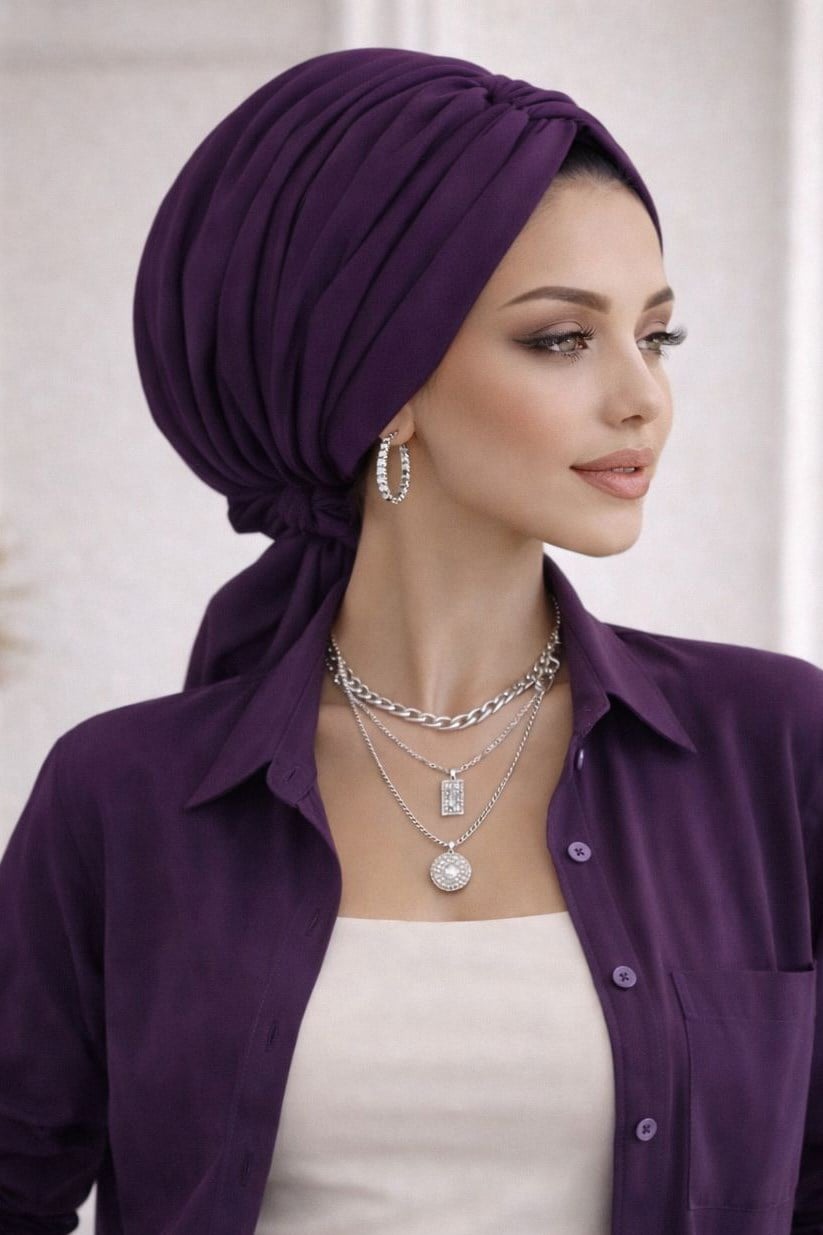 Mürdüm Hazır Tokalı Bone