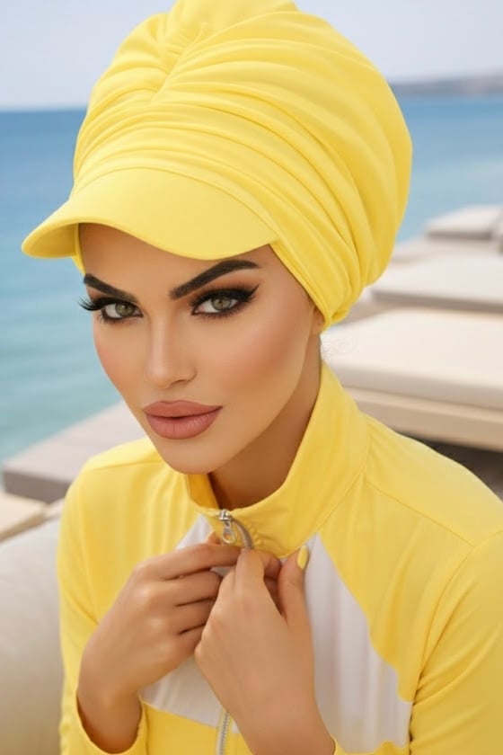 Sarı Havuz & Deniz Şapkası / Mayo Üstüne Kullanılabilir