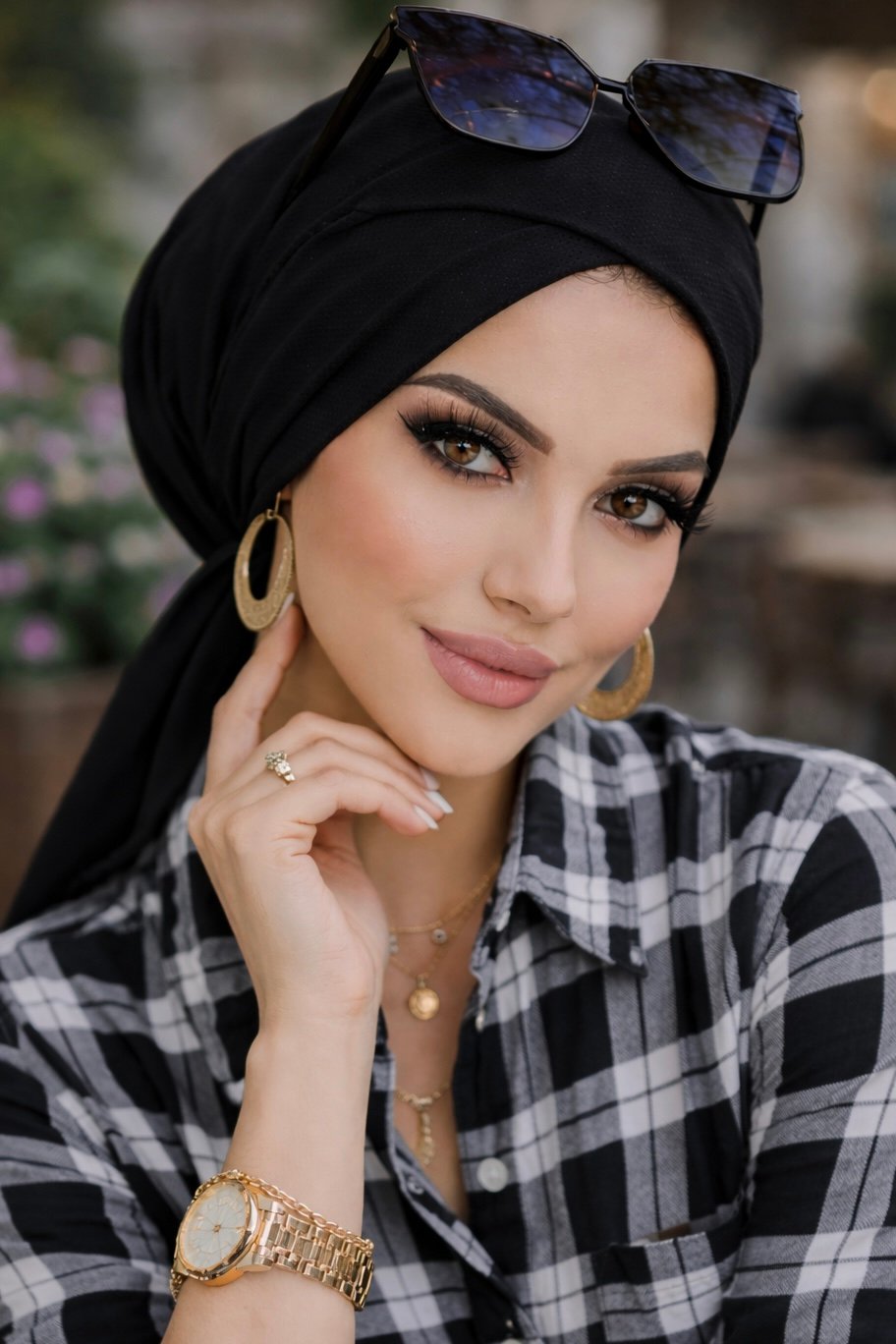 Siyah Çapraz Bone
