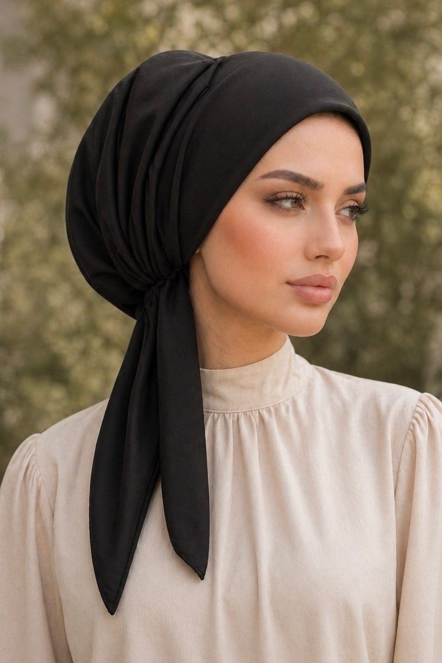 Siyah Eşarp Bone
