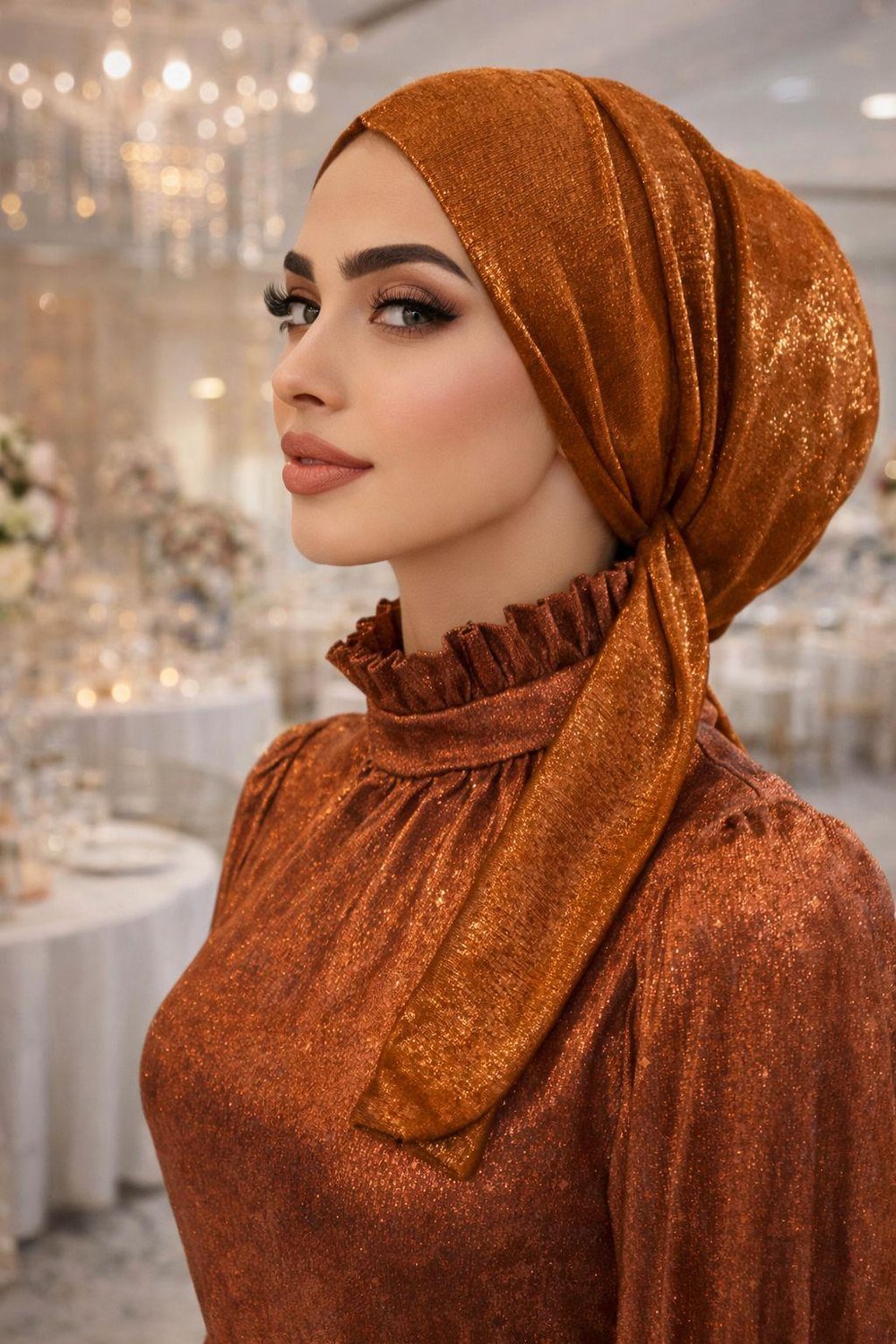 Taba Abiye Eşarp Bone