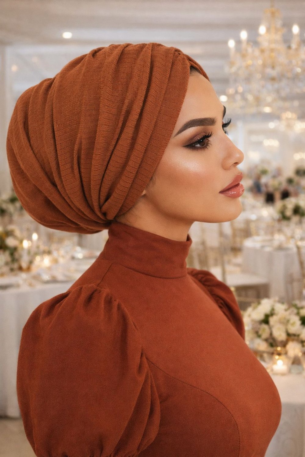 Taba İnce Örme Büzgülü Salaş Bone