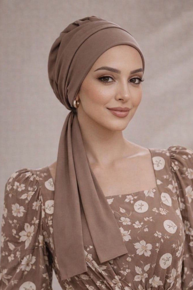 Vizon Atkılı Tesettür Bone