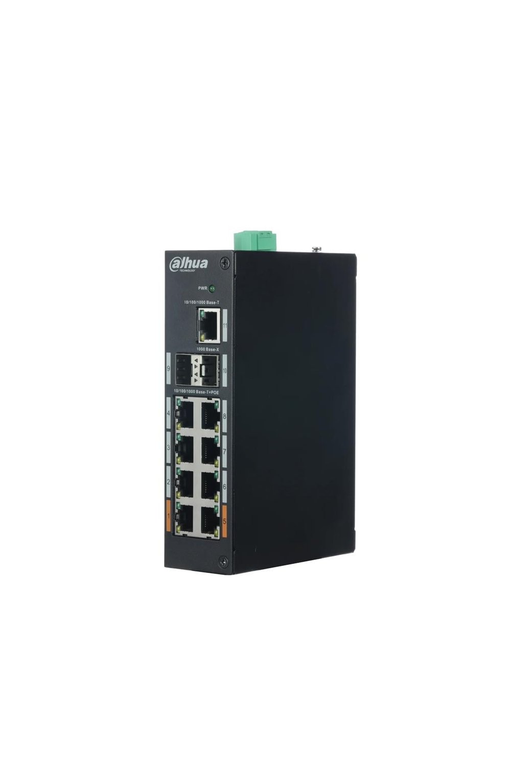 DAHUA PFS3211-8GT-120, 8 Port, Gigabit, PoE 120W, 1 Port GigaBit Uplink, 2 Port GigaBit SFP, Yönetilemez, Rack Mount Switch
