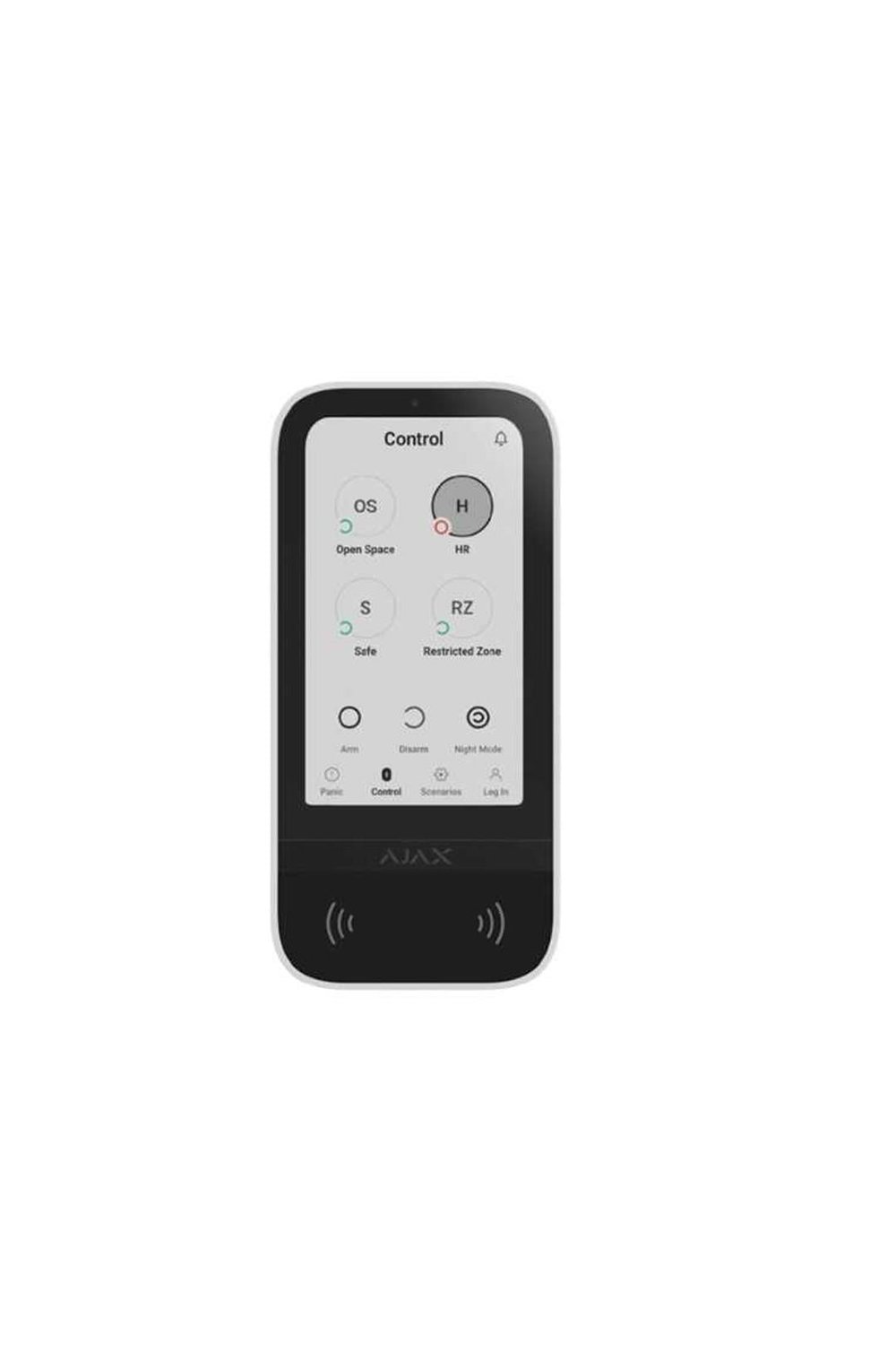 AJAX Keypad Touchscreen Dokunmatik Ekranlı Tuş Takımı Beyaz