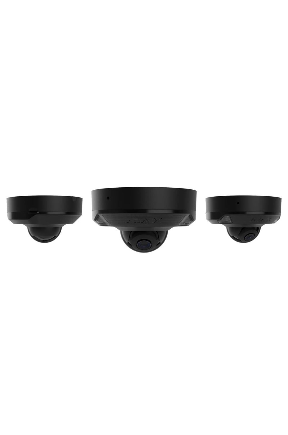 AJAX DomeCam Mini (5 Mp/4 mm) Kablolu AI destekli güvenlik IP kamerası Siyah 