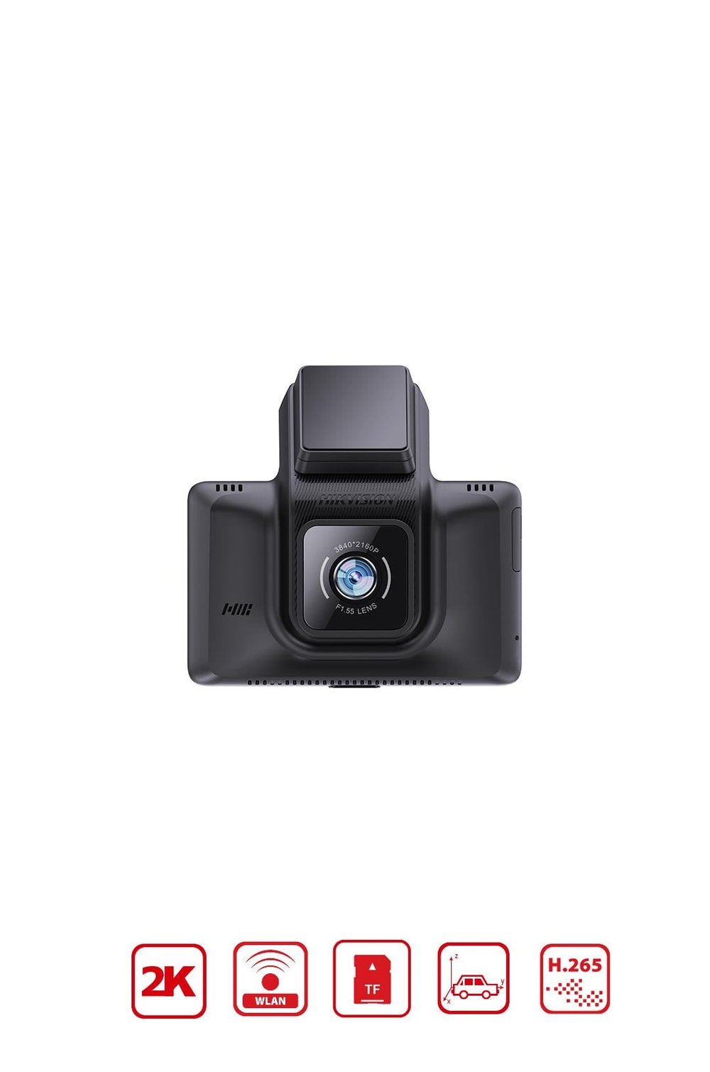 HIKVISION AE-DC4328-K5(2CH) Buckline HD Çift Kameralı Araç İçi Kamerası, G-Sensor ve Wifi