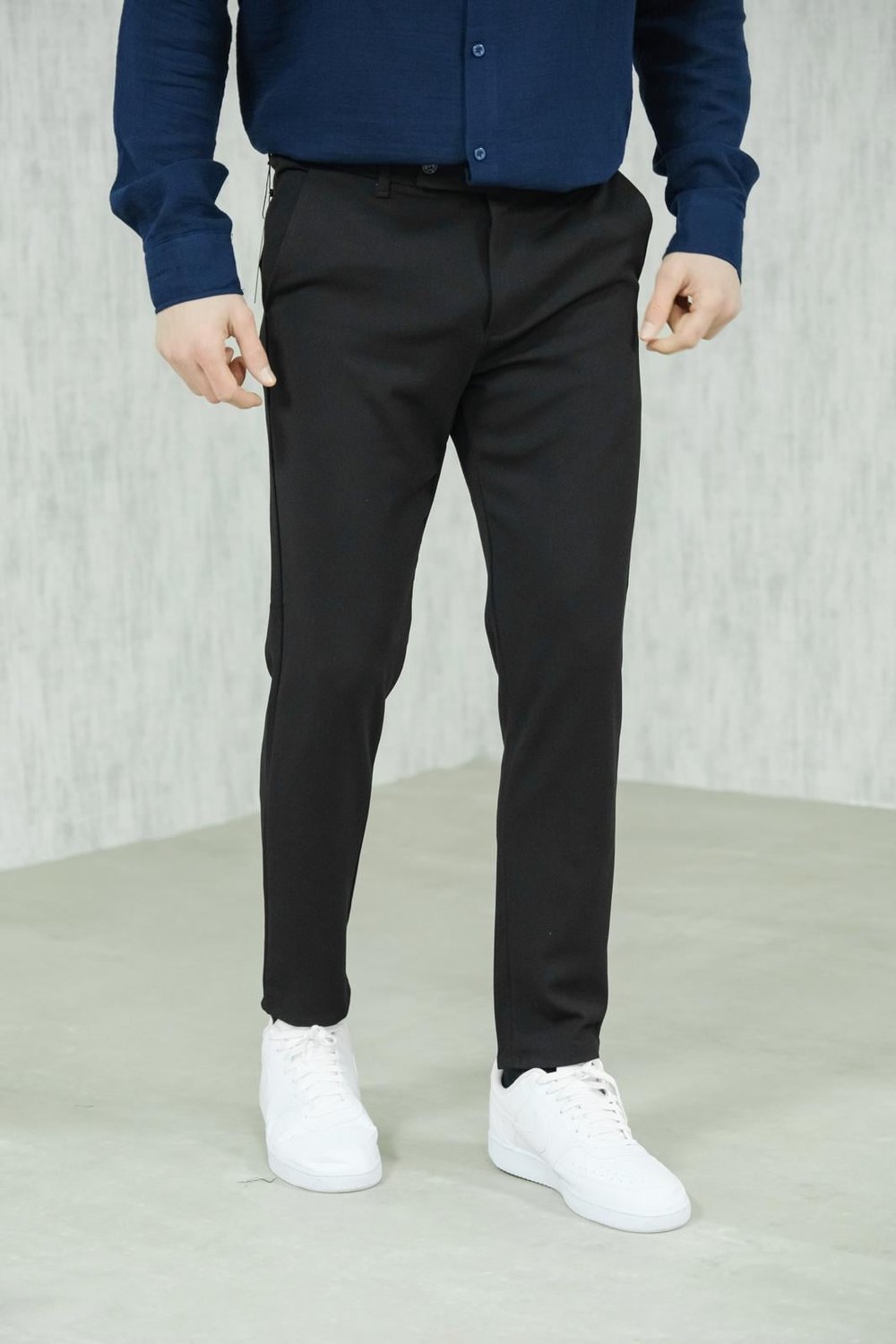 Slimfit Kumaş Pantolon Siyah