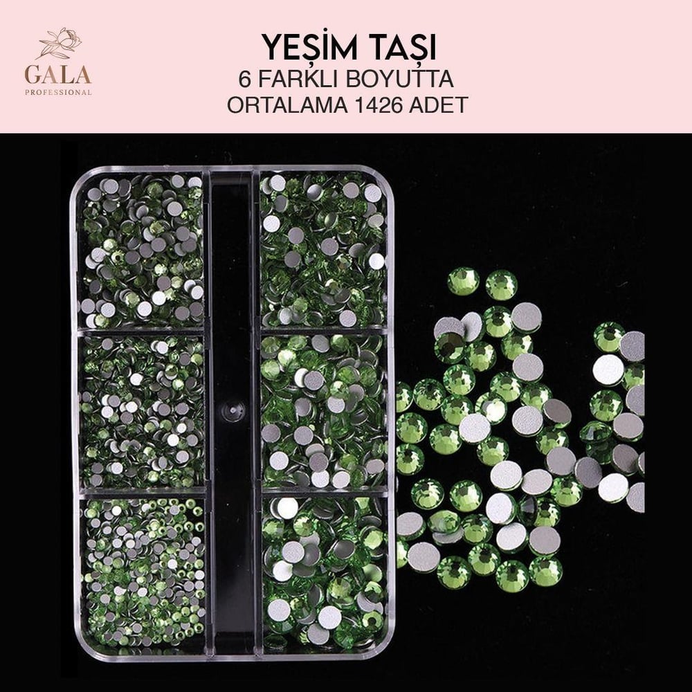 CRYSTAL TAŞ YEŞİM TAŞI 6 FARKLI BOYUT