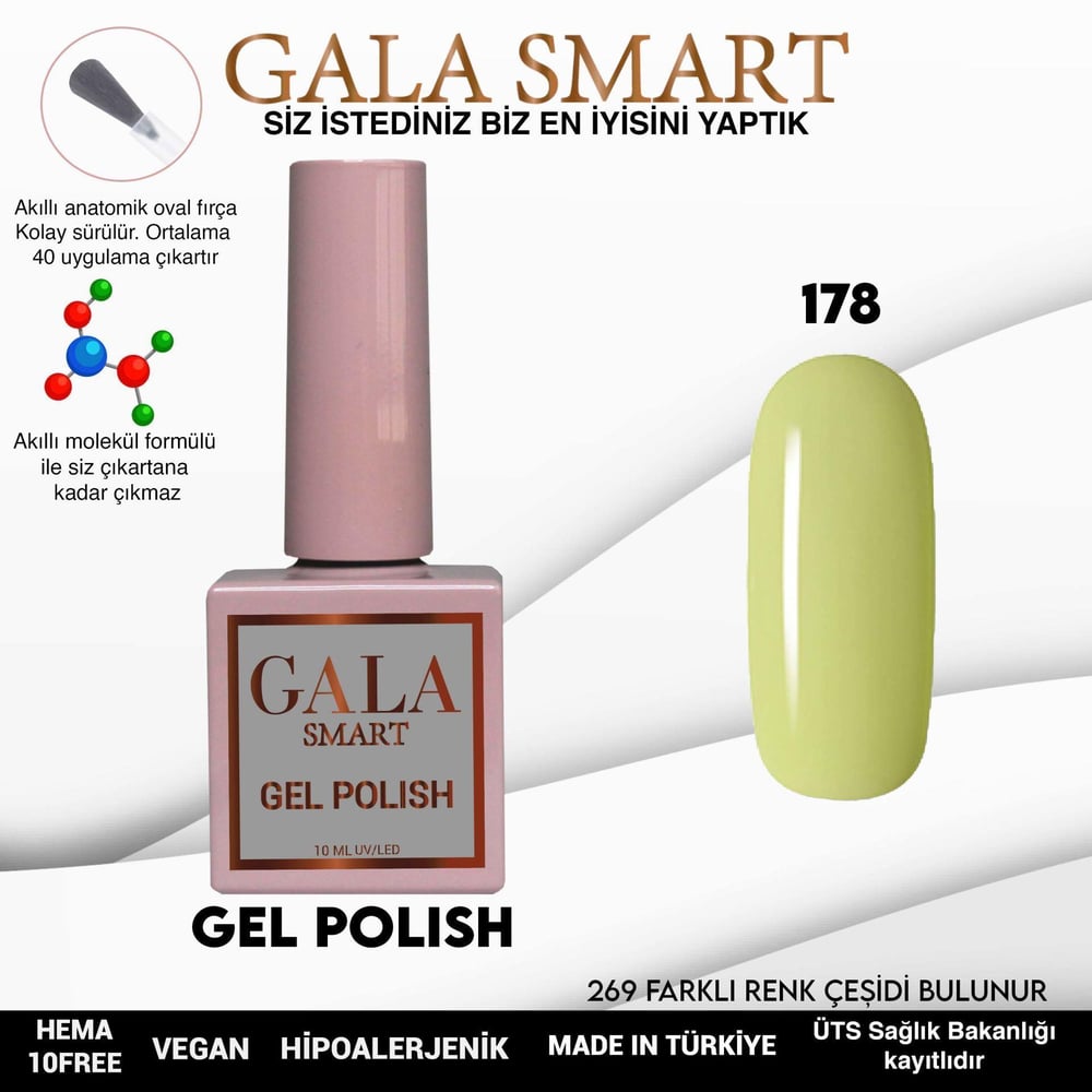 GALA SMART CLASSİC KALICI OJE 10 mle NO:178