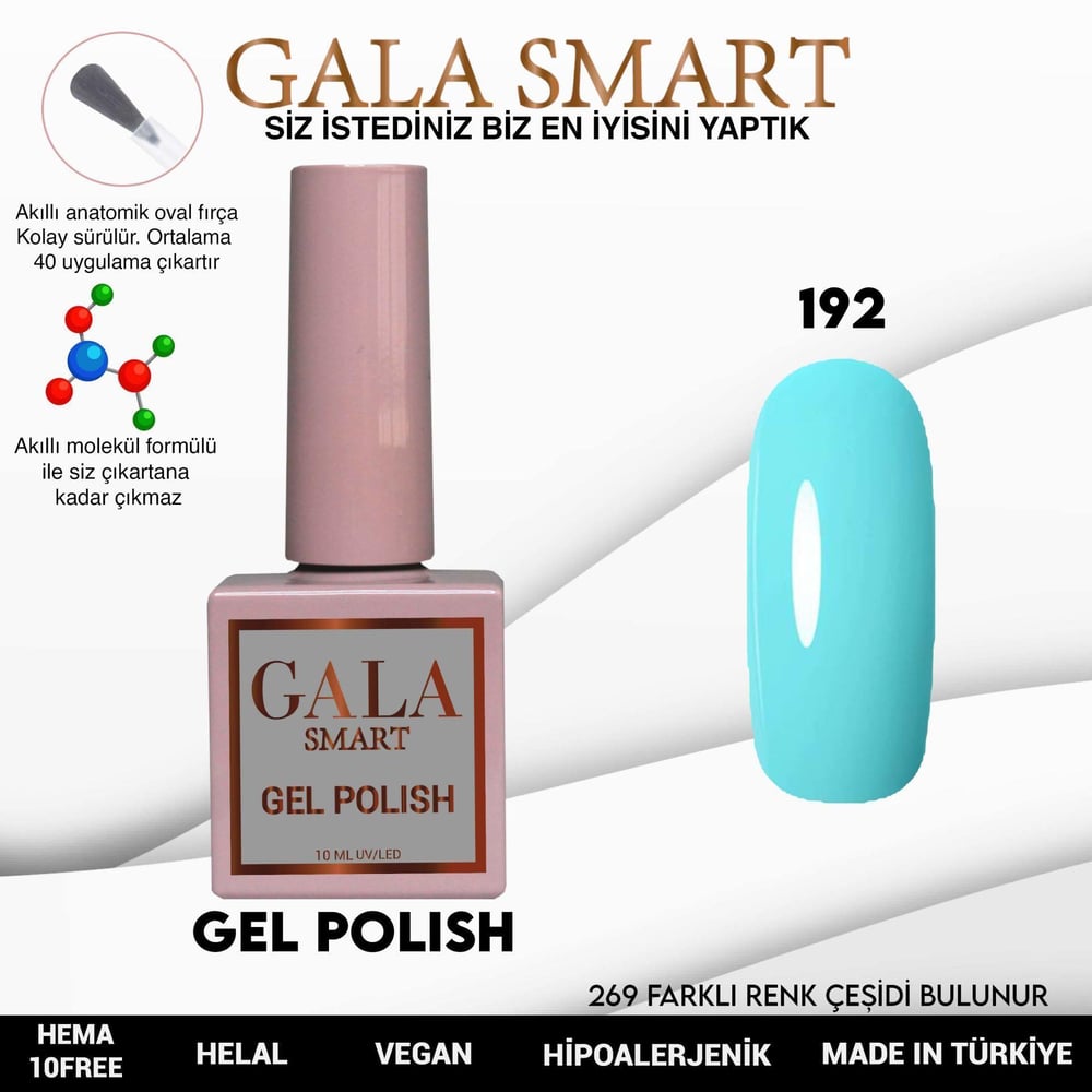 GALA SMART CLASSİC KALICI OJE 10 mle NO:192