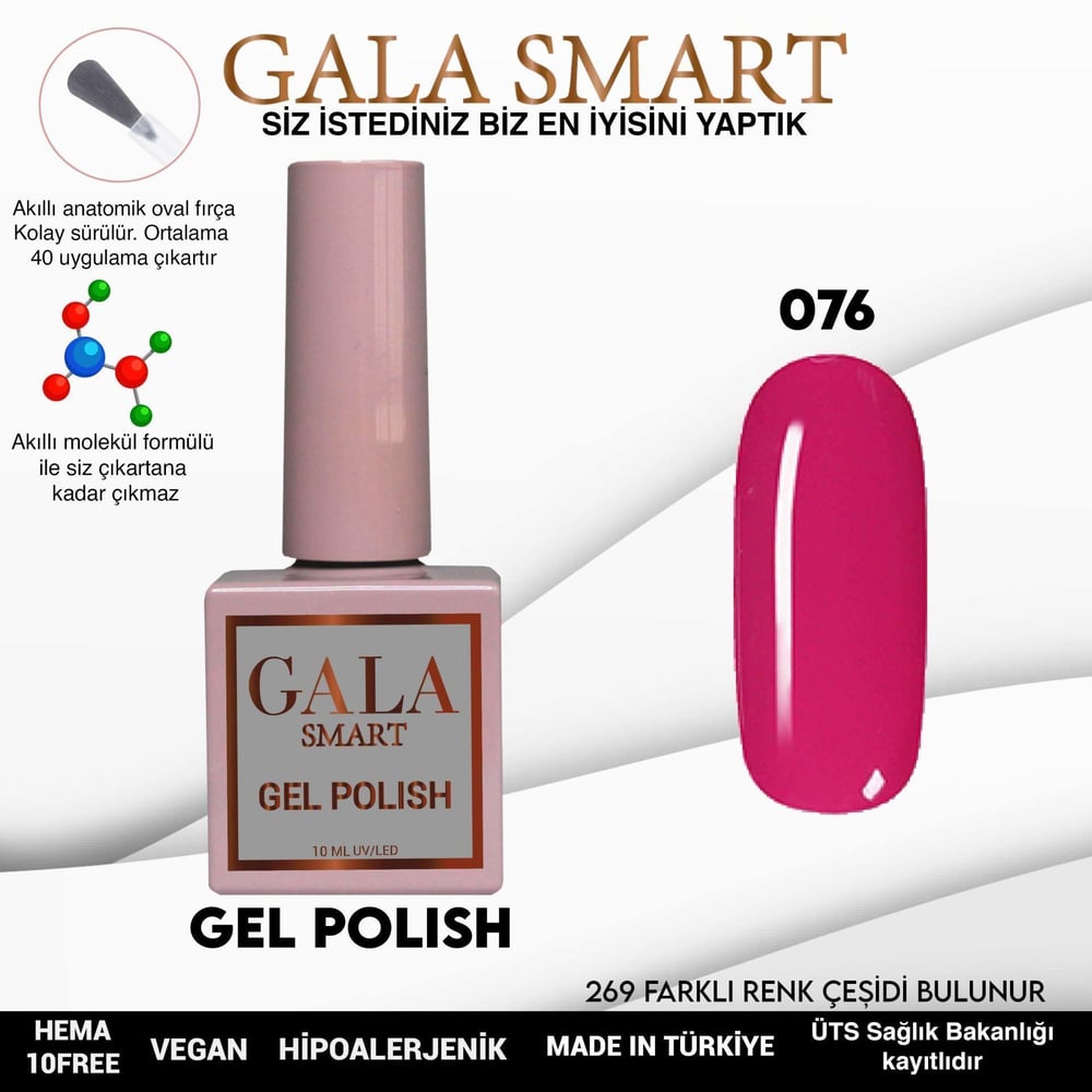 GALA SMART CLASSİC KALICI OJE 10 mle NO:076